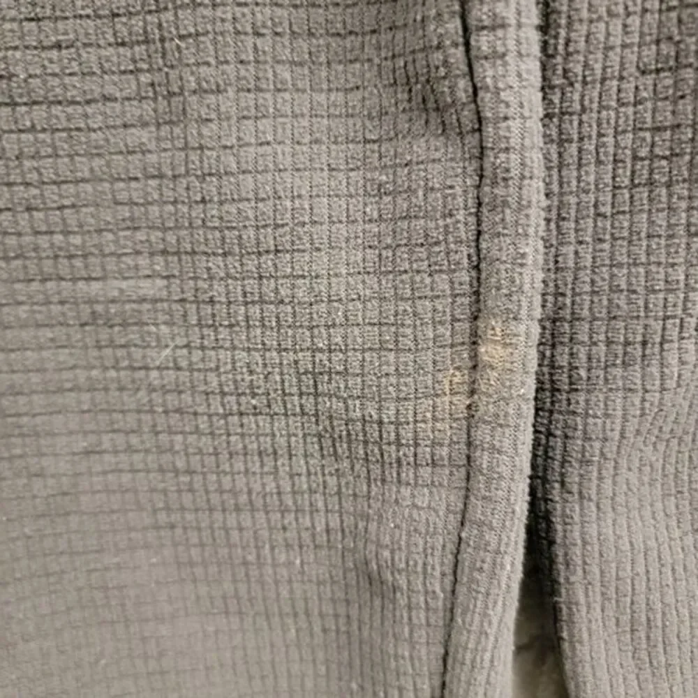 The North Face ¼ Zip‎ Waffle Fleece Pullover Sweater Men's Size XL Gray
